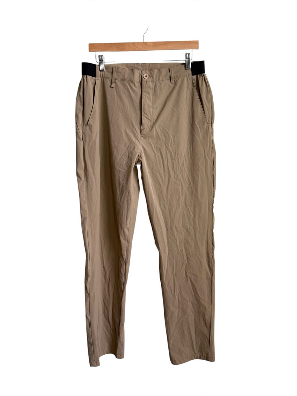 Outdoor Sports Men's Tan Stretch Hiking Pants Size 34